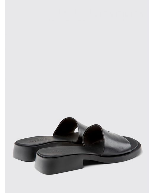 Camper White Flat Sandals