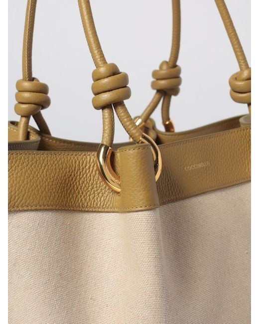 Coccinelle Natural Medium Finn Shoulder Bag