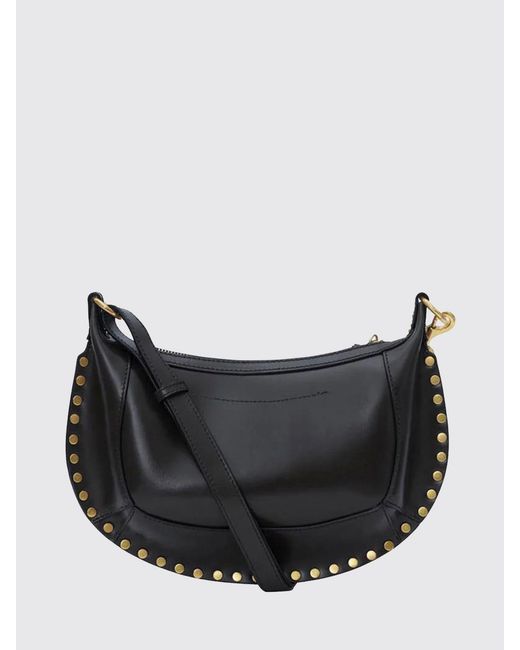 Isabel Marant Gray Oskan Moon Leather Bag