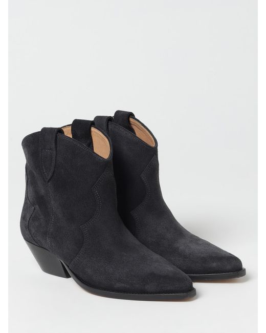 Botines Planos Mujer Isabel Marant de color Black