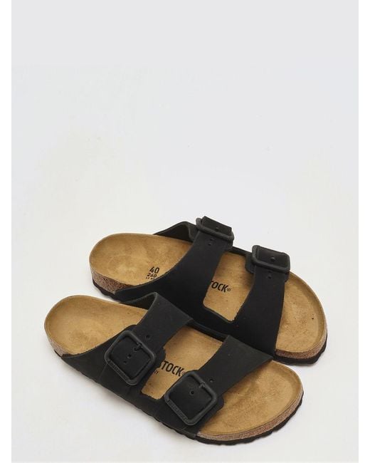 Birkenstock White Arizona Wire Buckle Sandals for men