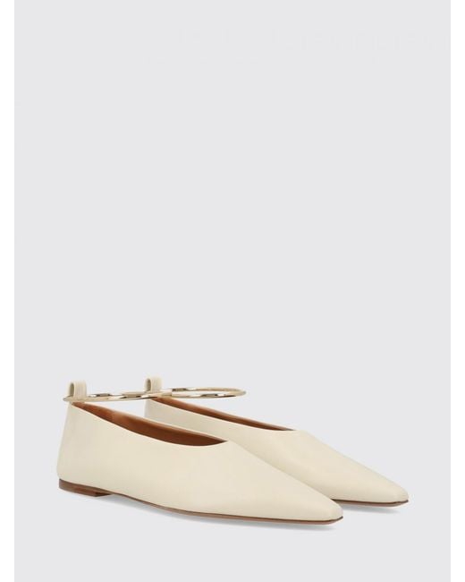 Jil Sander Natural Leather Ballerinas