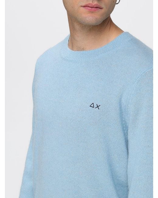 Sun 68 Blue Jumper for men