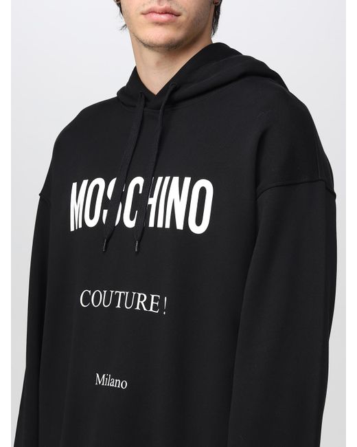 Moschino Couture Black Sweatshirt for men