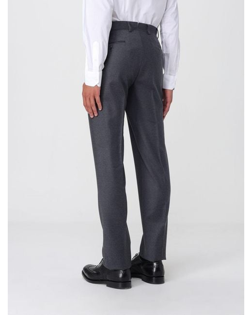 Luigi Bianchi Blue Trousers for men