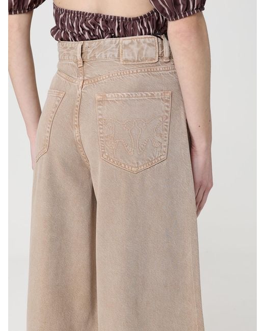 Pinko Natural Cropped Jeans