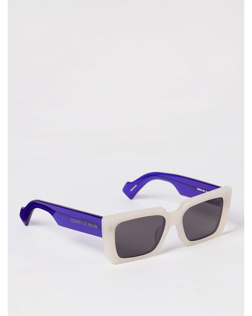 Marcelo Burlon Blue Sunglasses