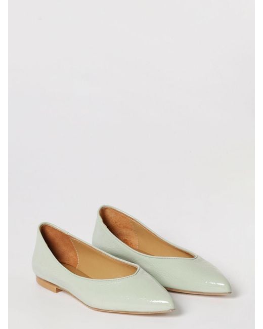Anna F. Natural Leather Ballerina Flats