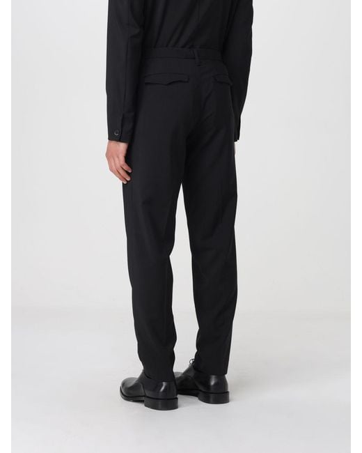 Barena Black Virgin Wool Tailored Trousers for men