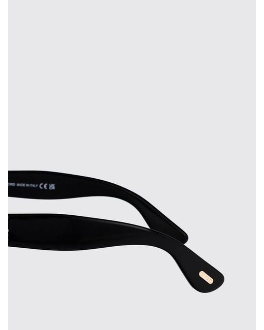 Tom Ford Black Ft1221 Saffron Acetate Sunglasses