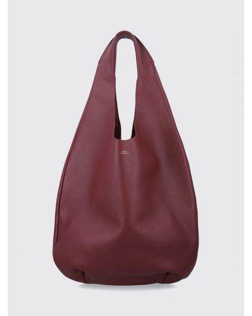 A.P.C. Red Handbag