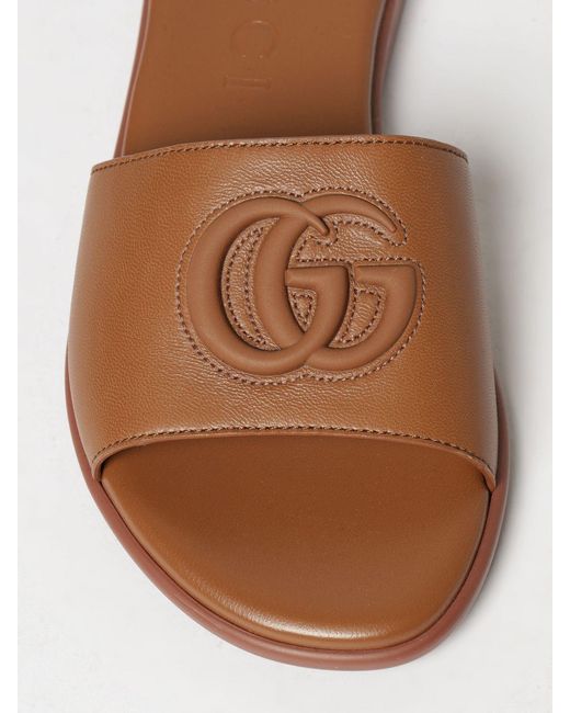 Gucci Brown Heeled Sandal