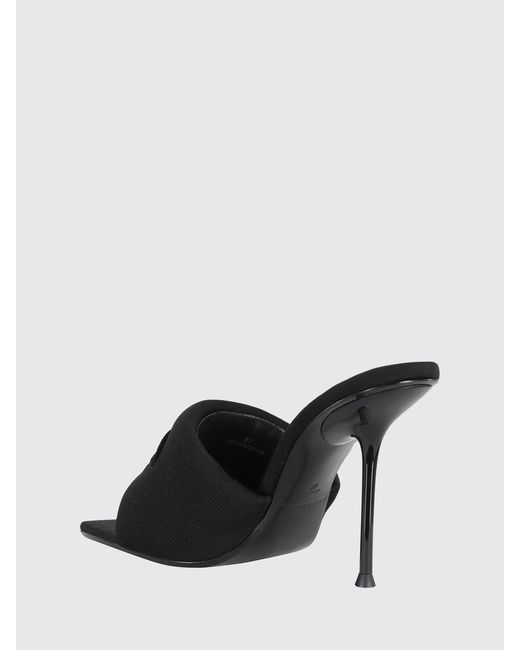 Alexander Wang Black Julie Slash Mesh Mules