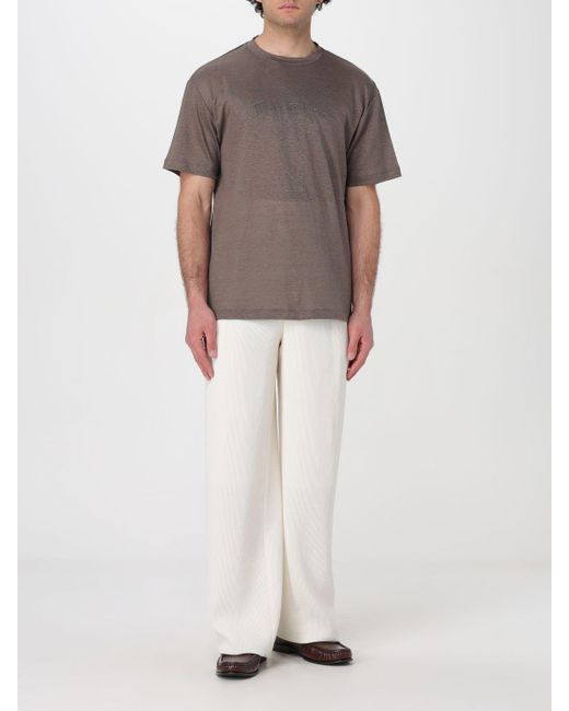 Giorgio Armani Gray T-shirt for men