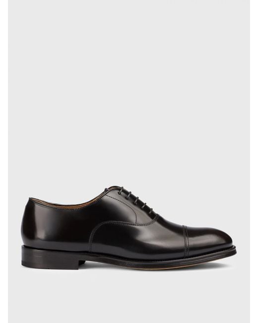 Doucal's Men's Black Brogue Shoes