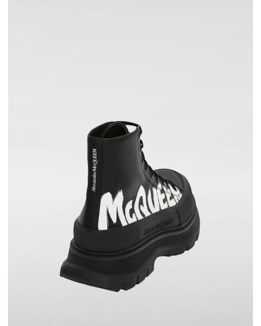 Bottines Alexander McQueen pour homme en coloris Black