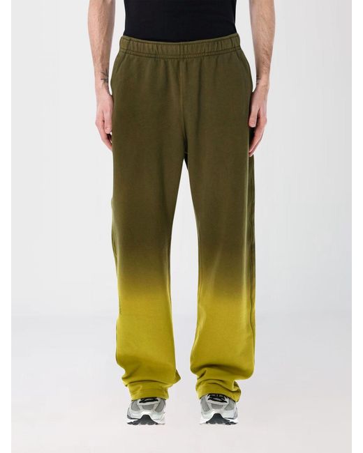 Nike Green Cotton Blend Jogging Trousers With Logo for men