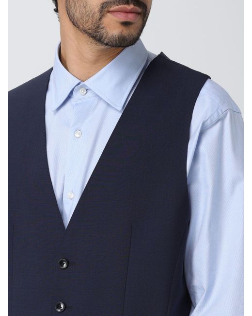 Boss Blue Suit Vest for men