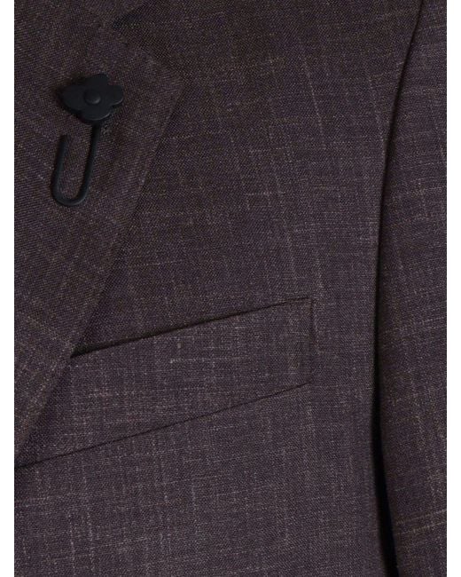 Lardini Gray Single-Breasted Blazer for men