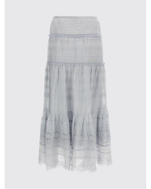 Isabel Marant Gray Dusta Cotton Skirt