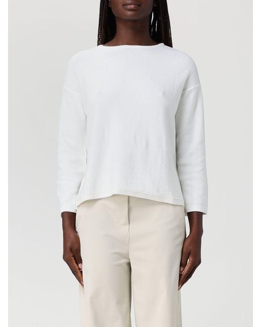 Max Mara White Wool Knit