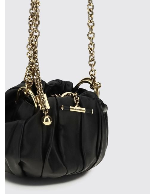 Chloé White ChloÉ Plissé Draped Leather Bag