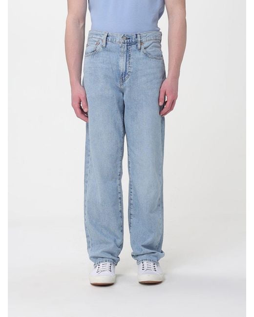 Levi's Blue Cotton Palazzo Jeans for men