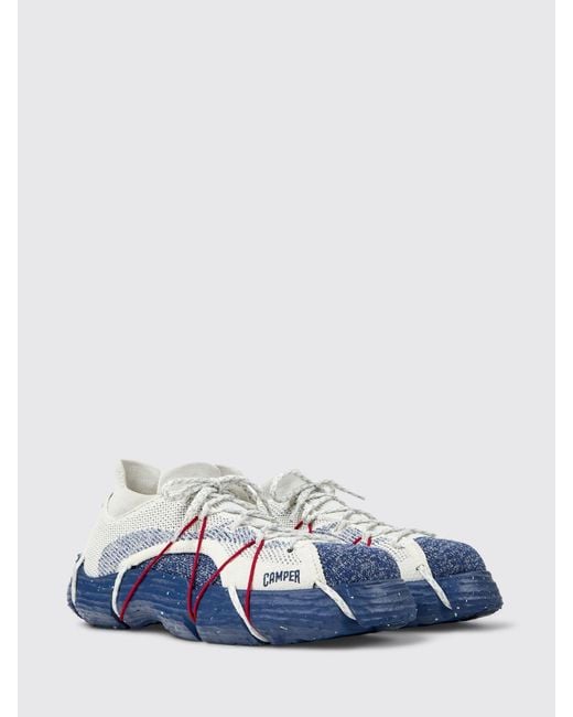 Camper Blue Roku Recycled Polyester Knit Sneakers for men