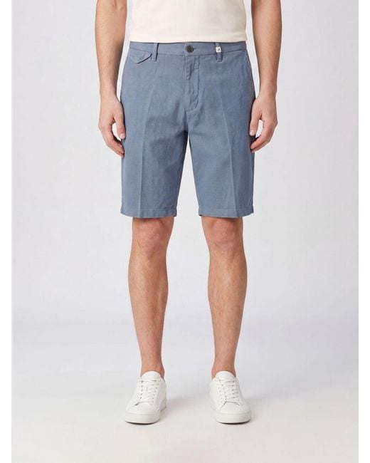 Myths Blue Chino Shorts for men
