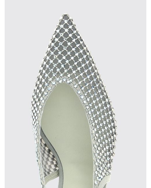 Le Silla White High Heel Shoes