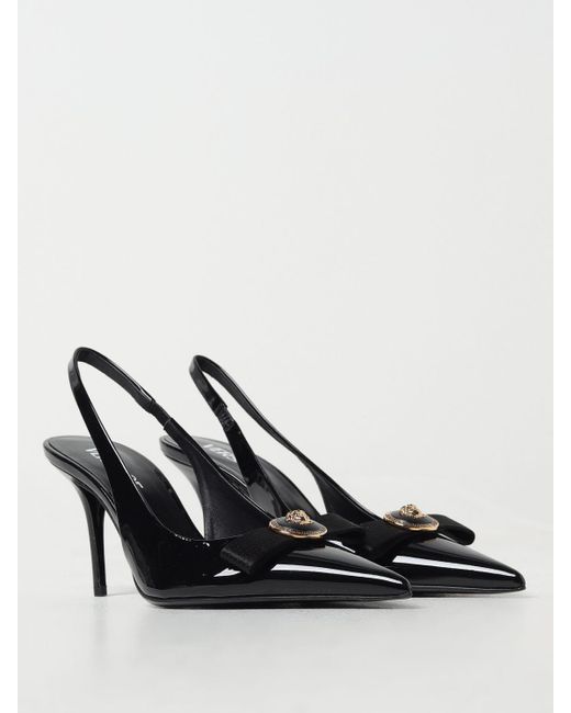 Versace Black High Heel Shoes