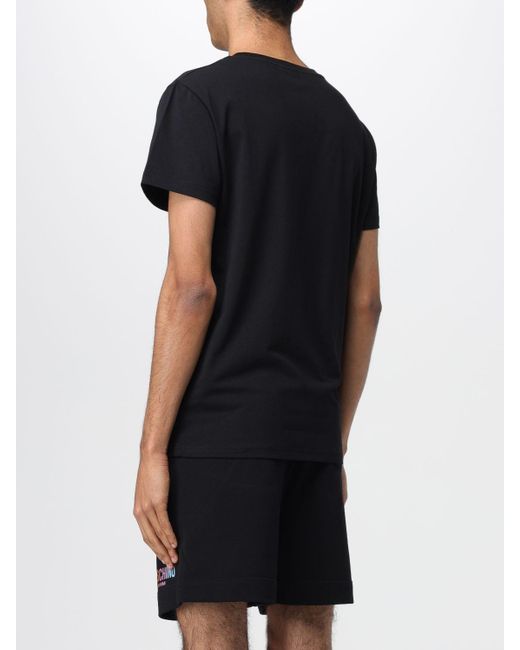 T-shirt Moschino pour homme en coloris Black