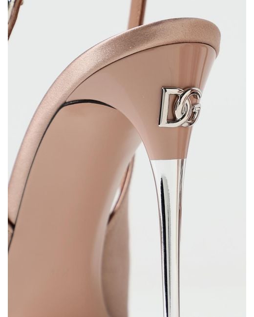 Dolce & Gabbana White High Heel Shoes