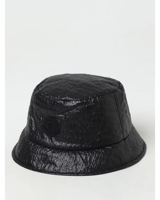 Cappello a pescatore in nylon trapuntato di Moncler in Black
