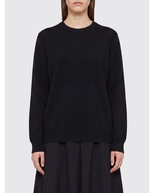 Jil Sander Black Crewneck Sweater