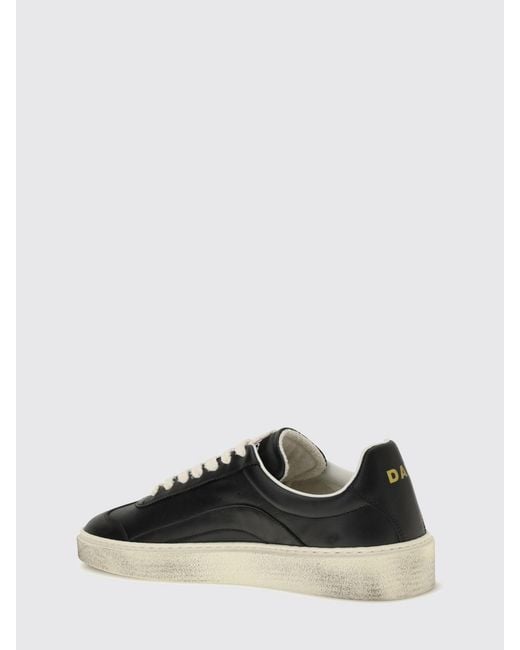 DSquared² Black Rider Leather Sneakers for men