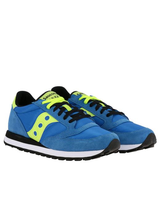 saucony sneakers mens blue