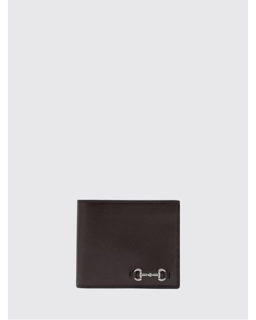 Gucci White Horsebit Smooth Calfskin Wallet With Banknote Pocket for men