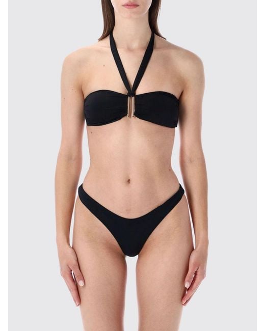 MATINEÉ Black Wire-Free Halterneck Bikini Top With Sweetheart Neckline