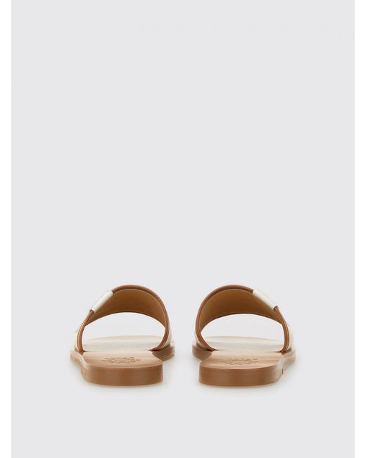 Bally White Flat Shoes