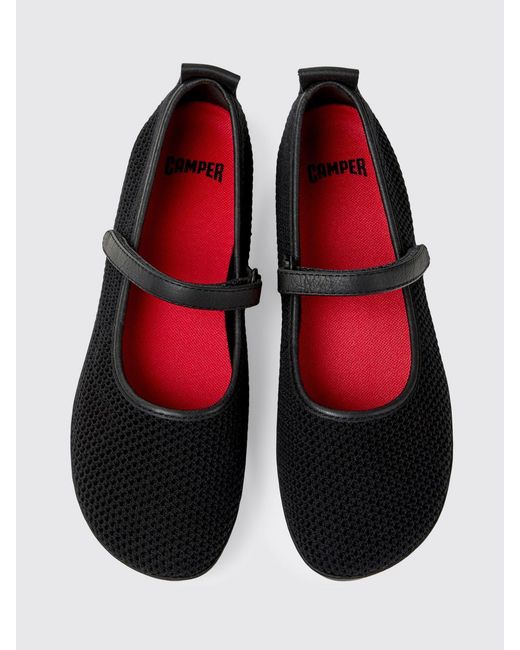 Camper White Right Nina Lyocell Tencel Ballerinas