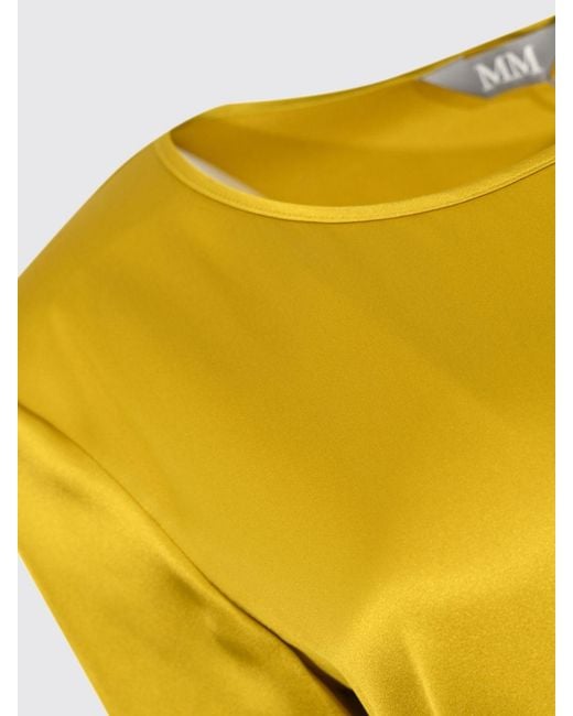Max Mara Yellow Silk Blouse