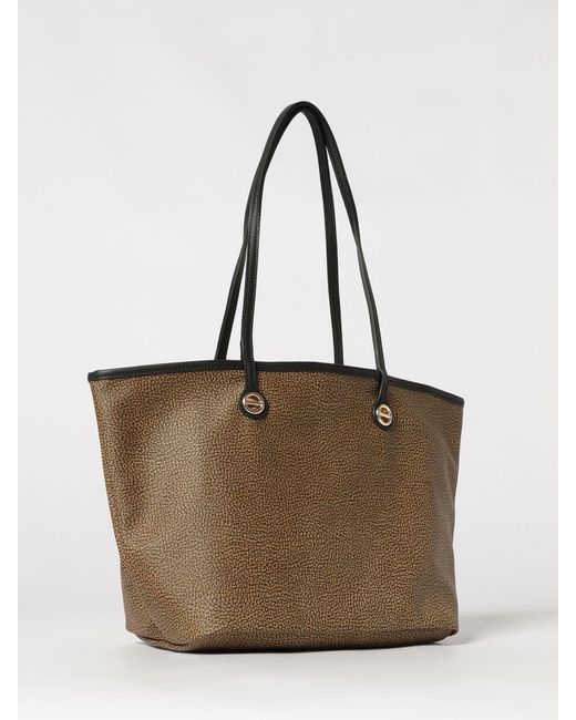 Borbonese Natural Shoulder Bag