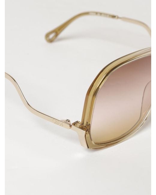 Chloé Natural ChloÉ Cat-Eye Butterfly Sunglasses