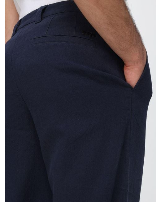 ARMANI EXCHANGE Blue Trousers for men