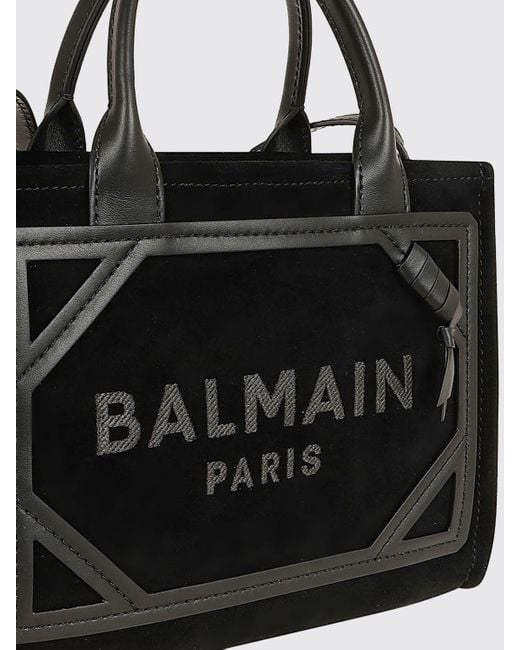 Balmain Black Schultertasche Damen