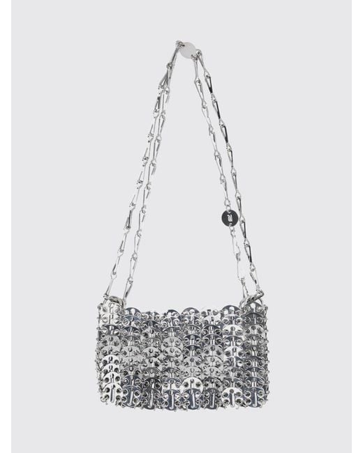 Rabanne White 1969 Mini Shoulder Bag