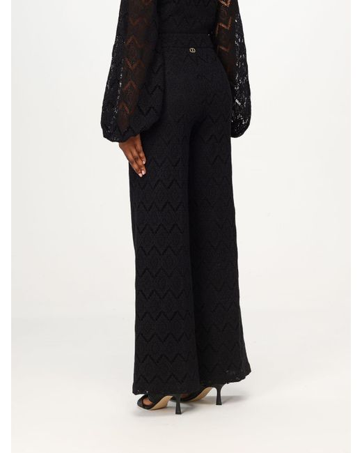 Pantalón Mujer Twinset de color Black