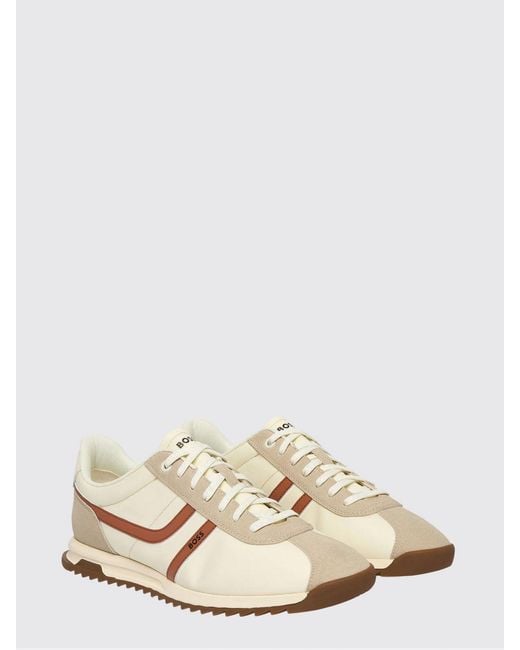 Boss Natural Zayn Nylon And Polyester Sneakers for men