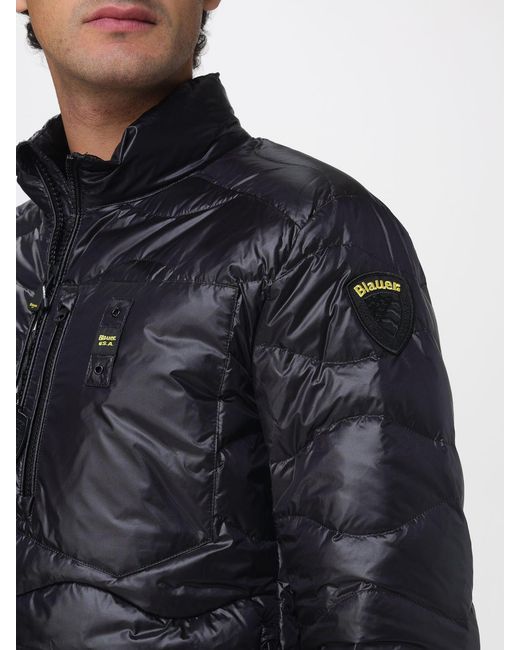 Blauer Blue Padded Nylon Down Jacket for men